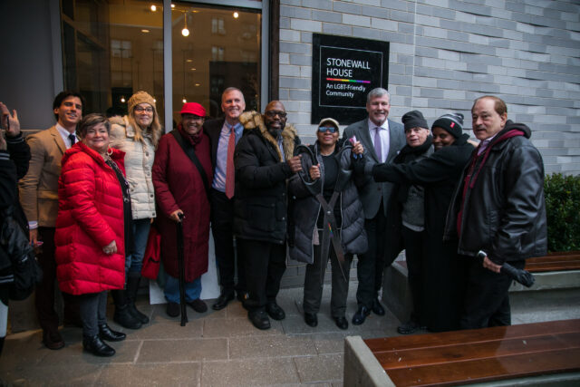 Stonewall House ribbon cutting for SAGE Housing Initiative